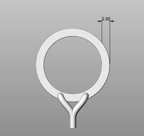 Ring of stone infinity 3D print model_4