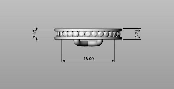 Ring of stone infinity 3D print model_2