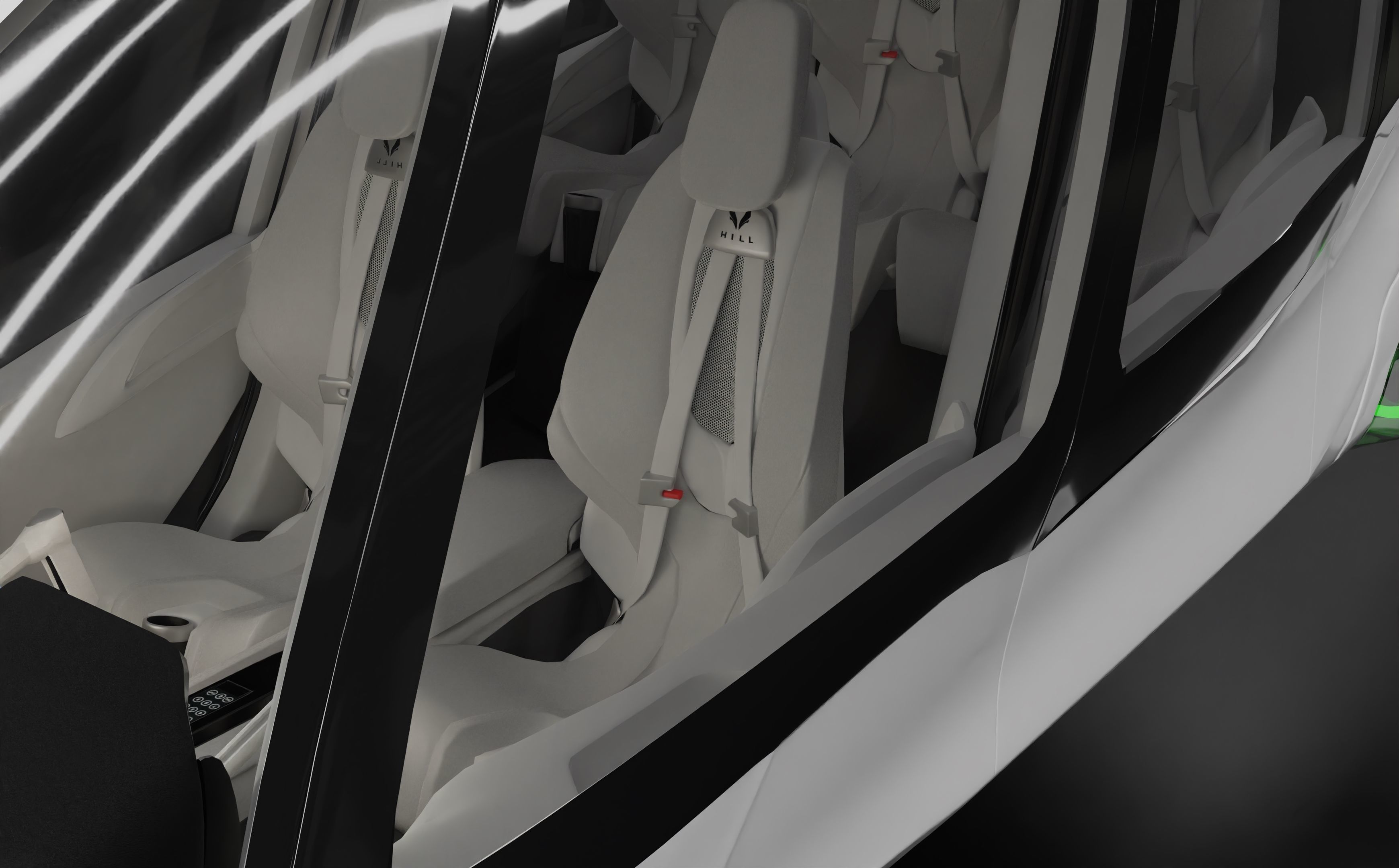 Hill HX50 Concept helicopter Low-poly 3D model_9