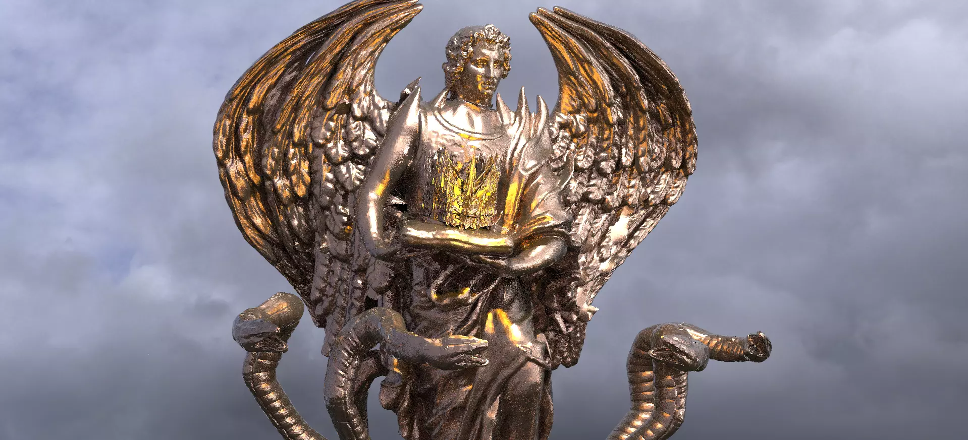 Kings Crown Arch Angel 2 3D model_0