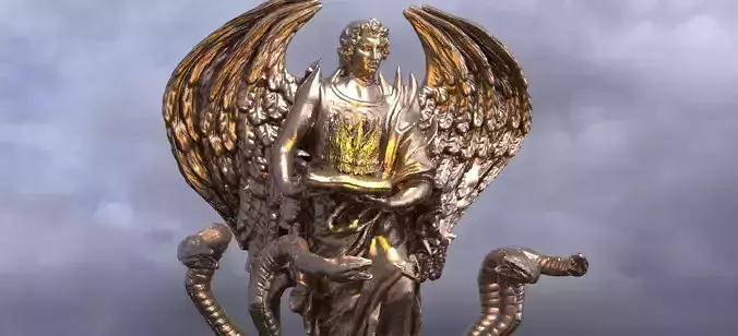 Kings Crown Arch Angel 2 3D model