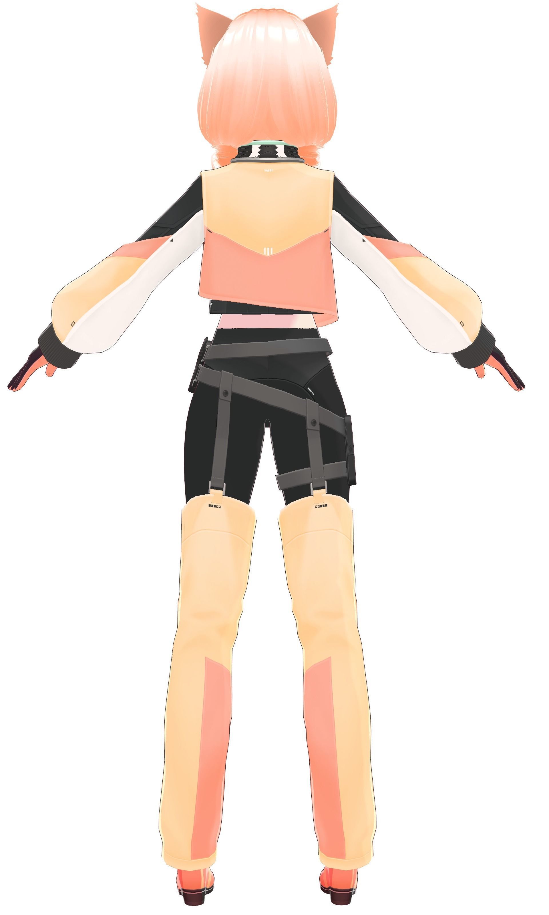 VTuber Low-poly 3D model_2