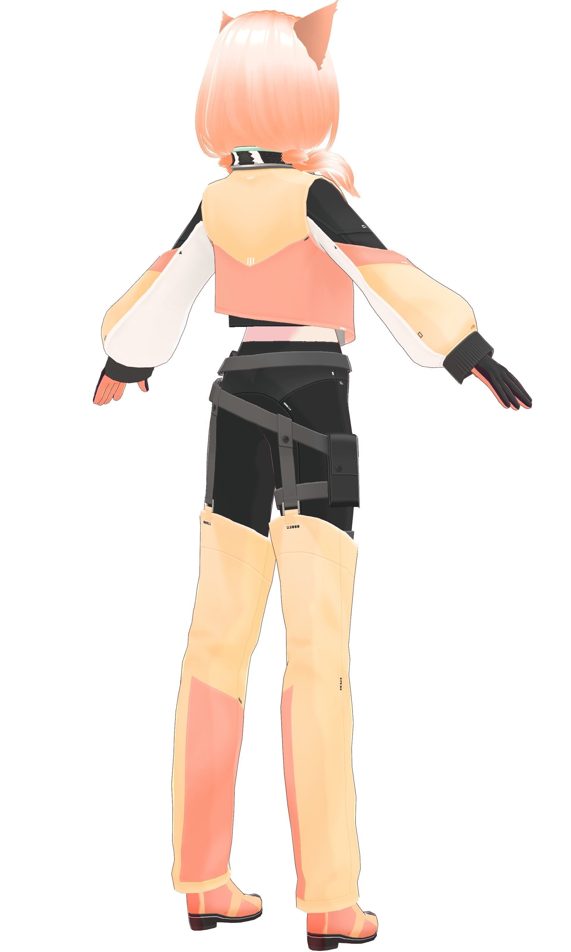 VTuber Low-poly 3D model_5