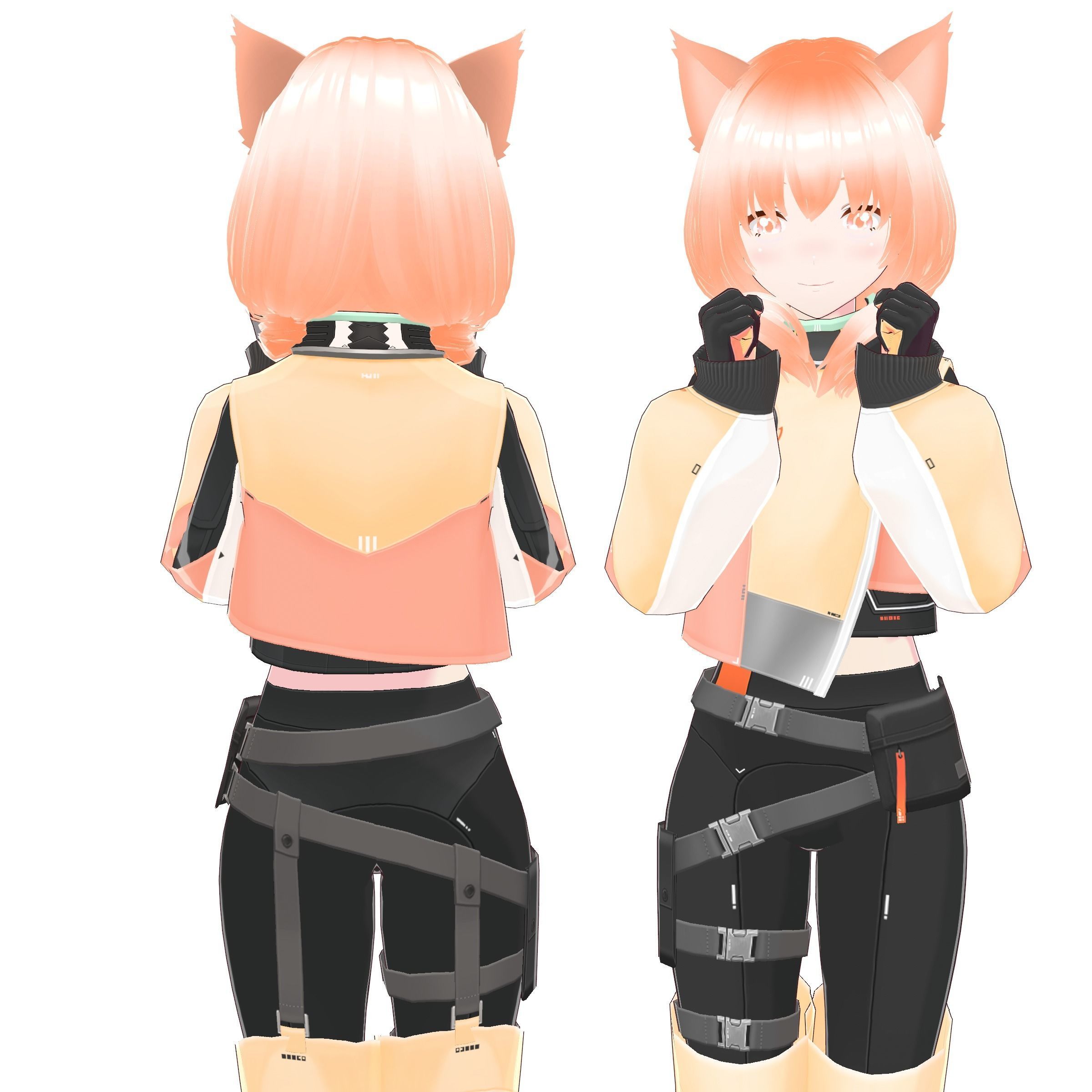 VTuber Low-poly 3D model_1