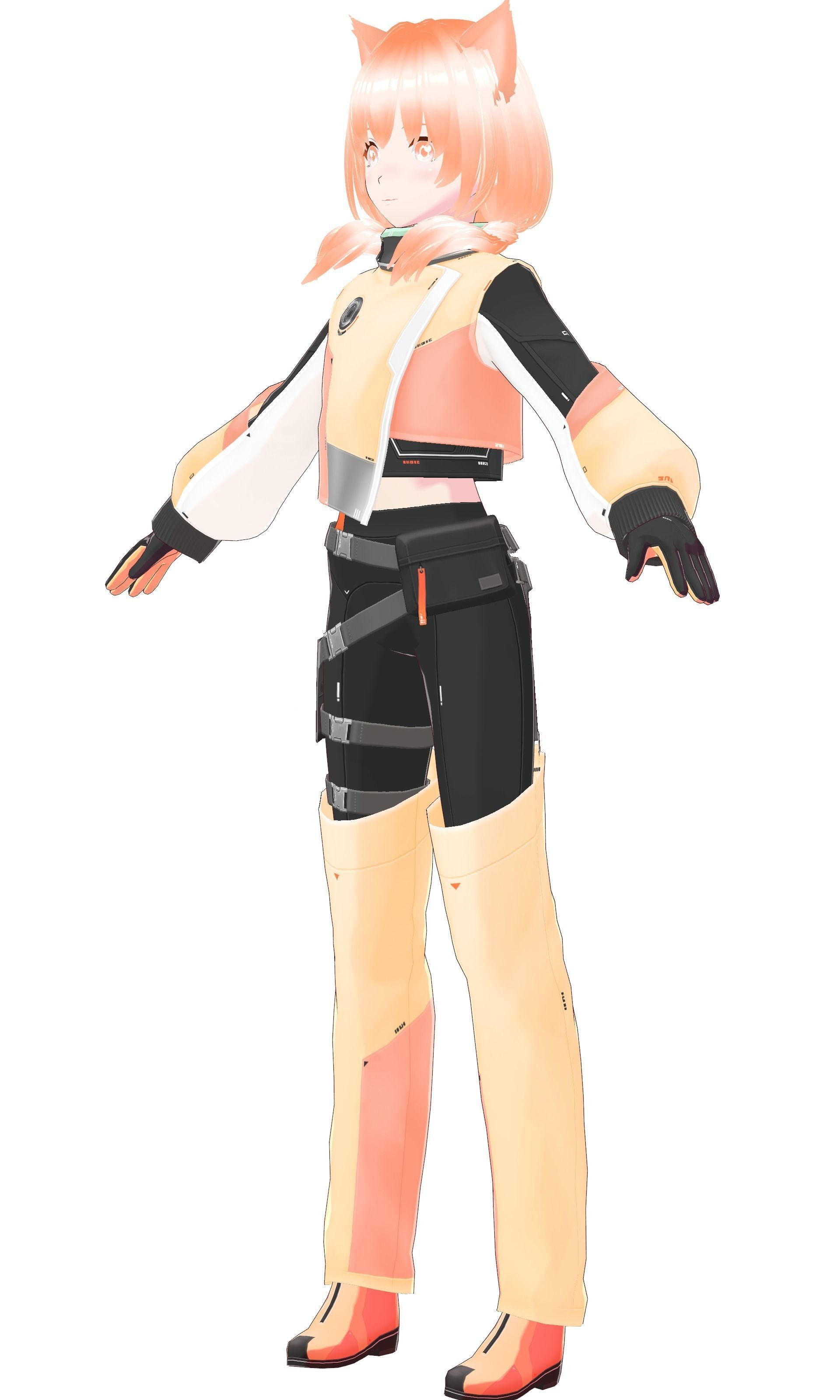 VTuber Low-poly 3D model_4