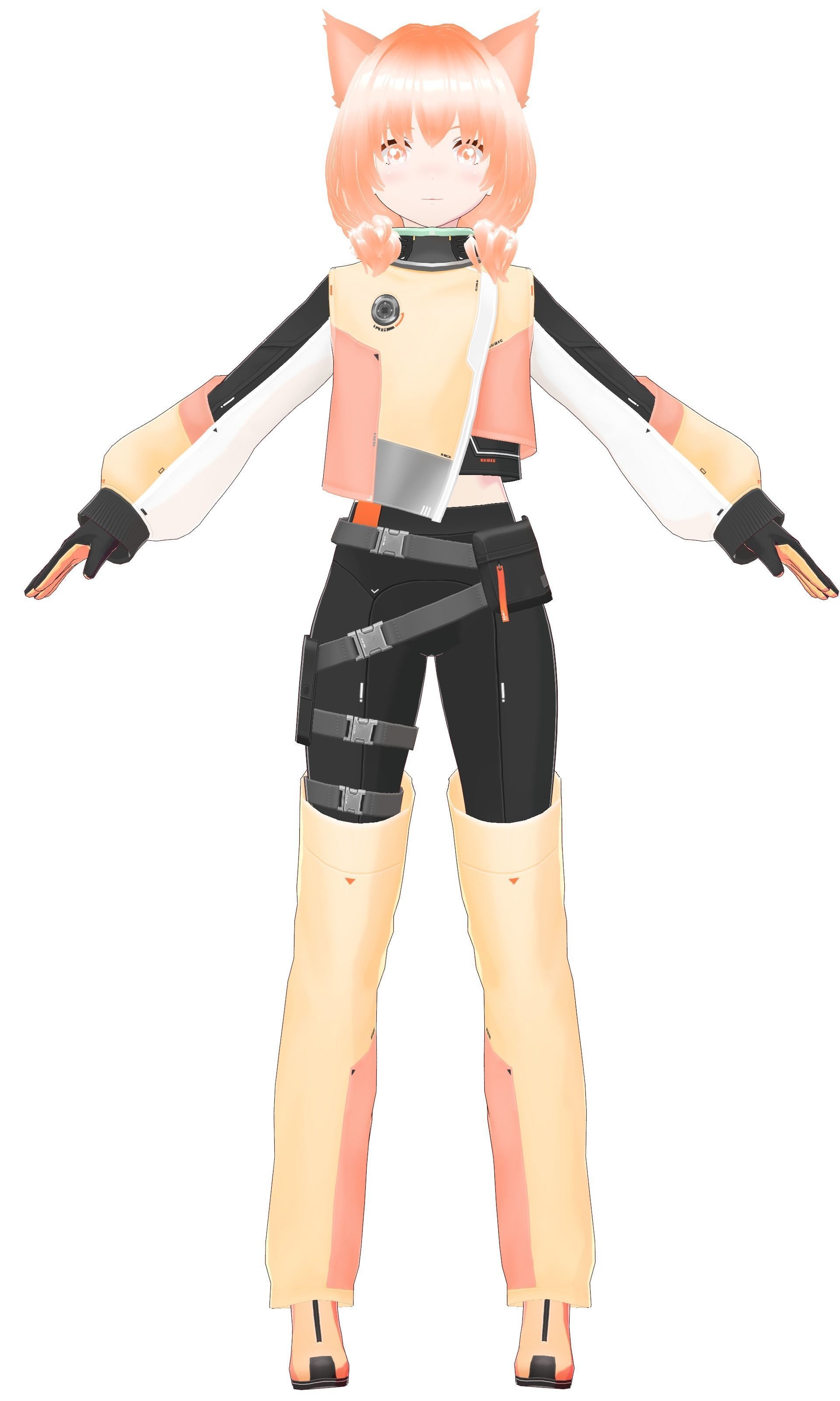 VTuber Low-poly 3D model_3