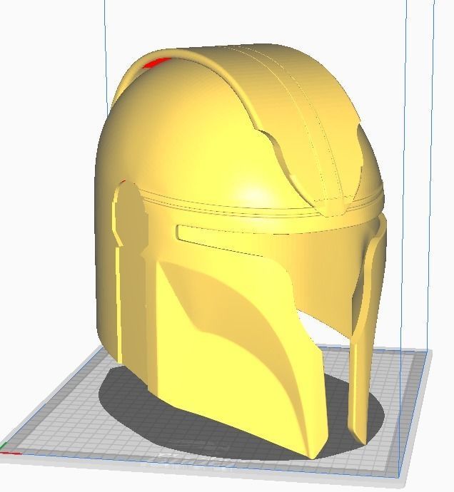 Mandalorian Helmet V 3D print model_2