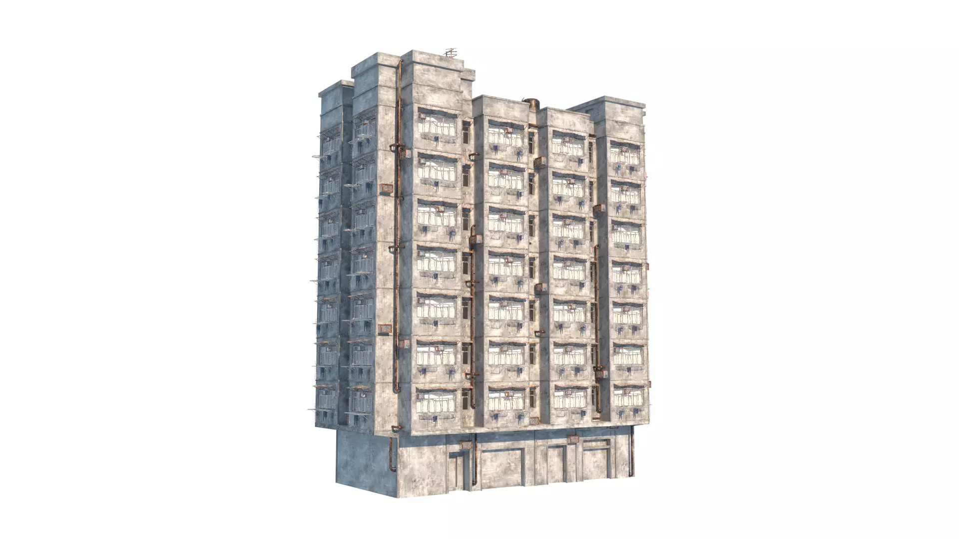 Hong Kong Building 3D model