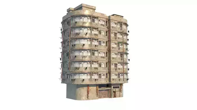 Hong Kong Building 3D model