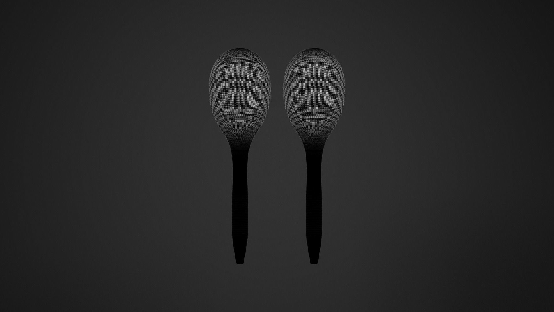 Maracas Percussion Instruments 3D model_10