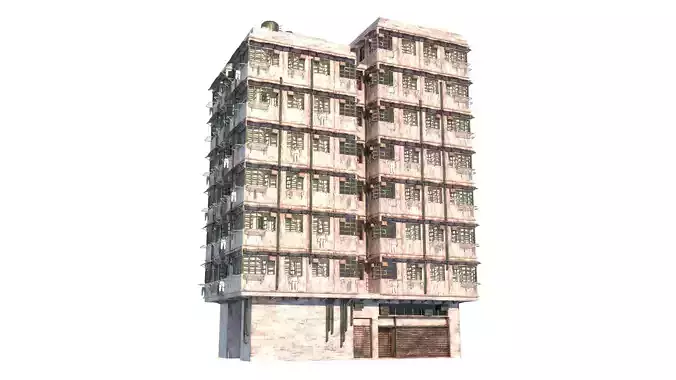 Hong Kong Building 3D model