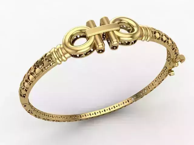 Gold Bracelet 17 3D print model