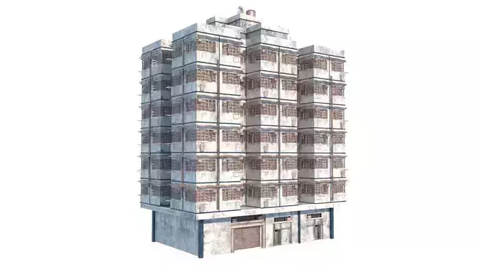 Hong Kong Building 3D model