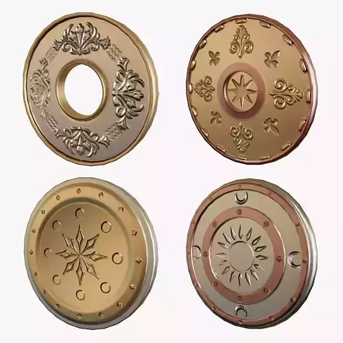 Metallic Coins Pack01