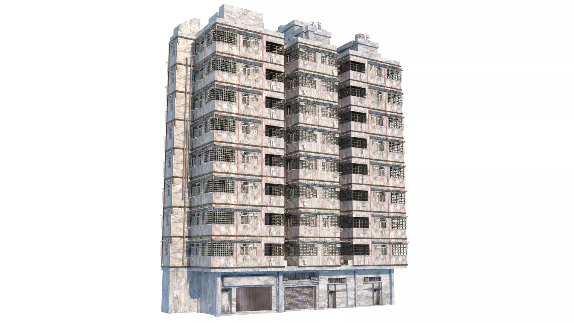 Hong Kong Building 3D model