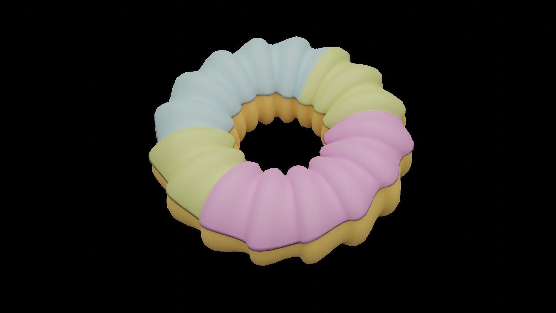 Doughnut 3D model_8