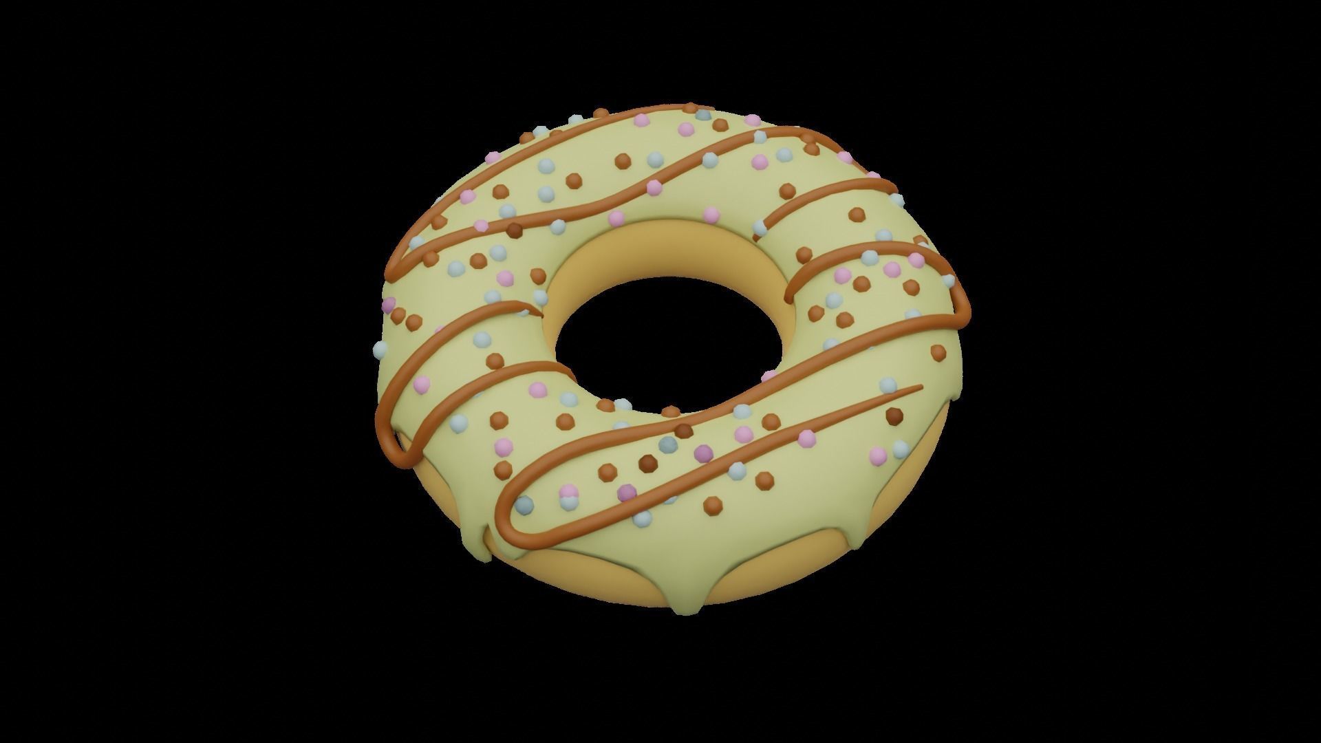 Doughnut 3D model_20