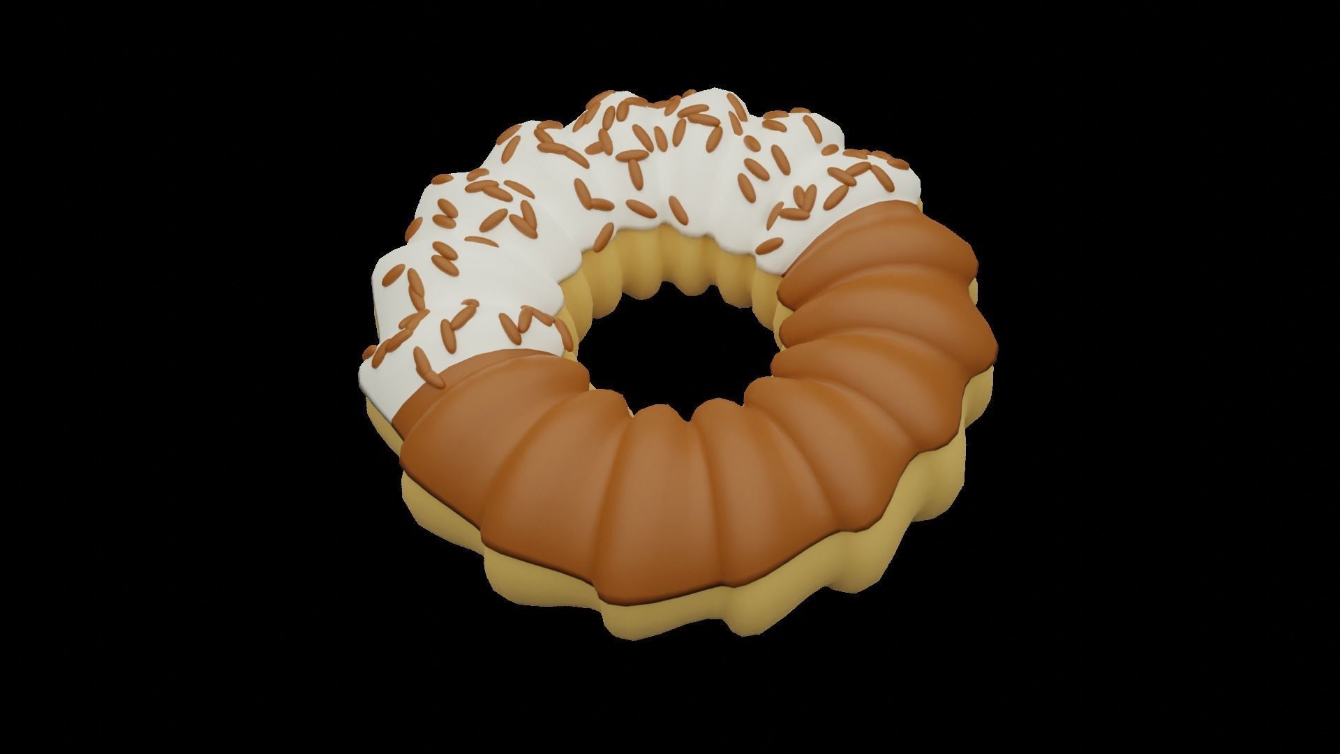 Doughnut 3D model_12