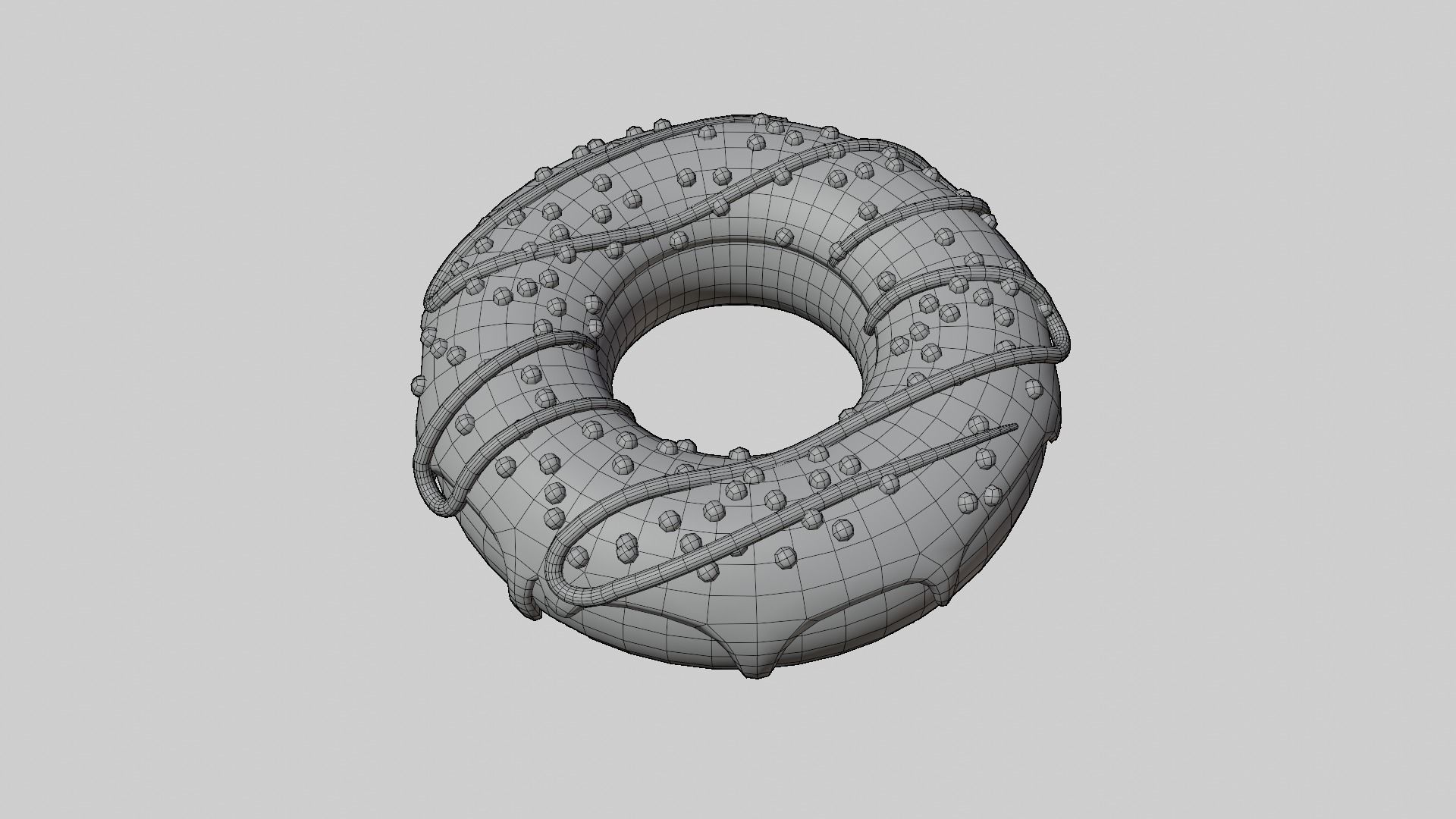 Doughnut 3D model_21