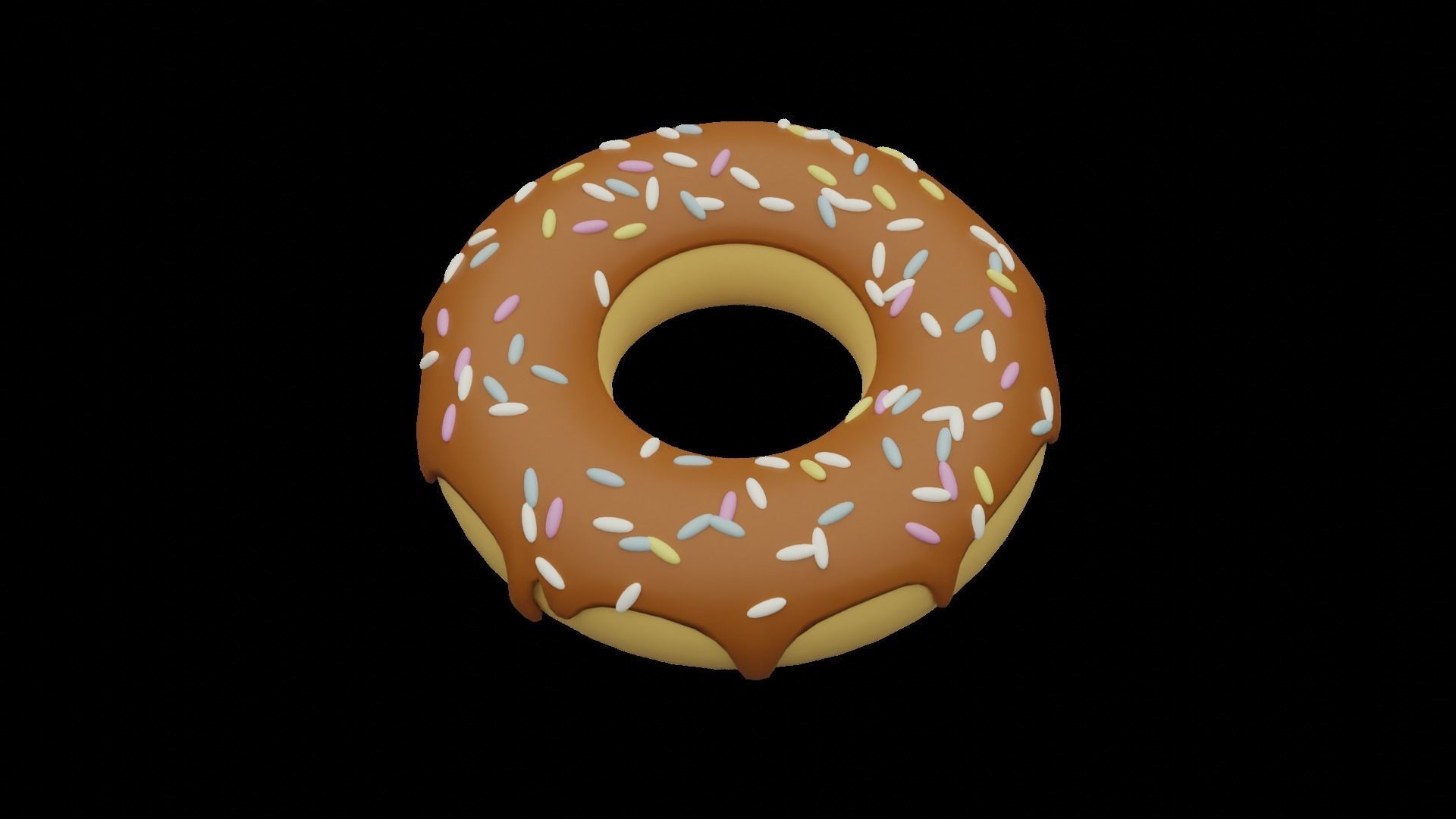 Doughnut 3D model_16