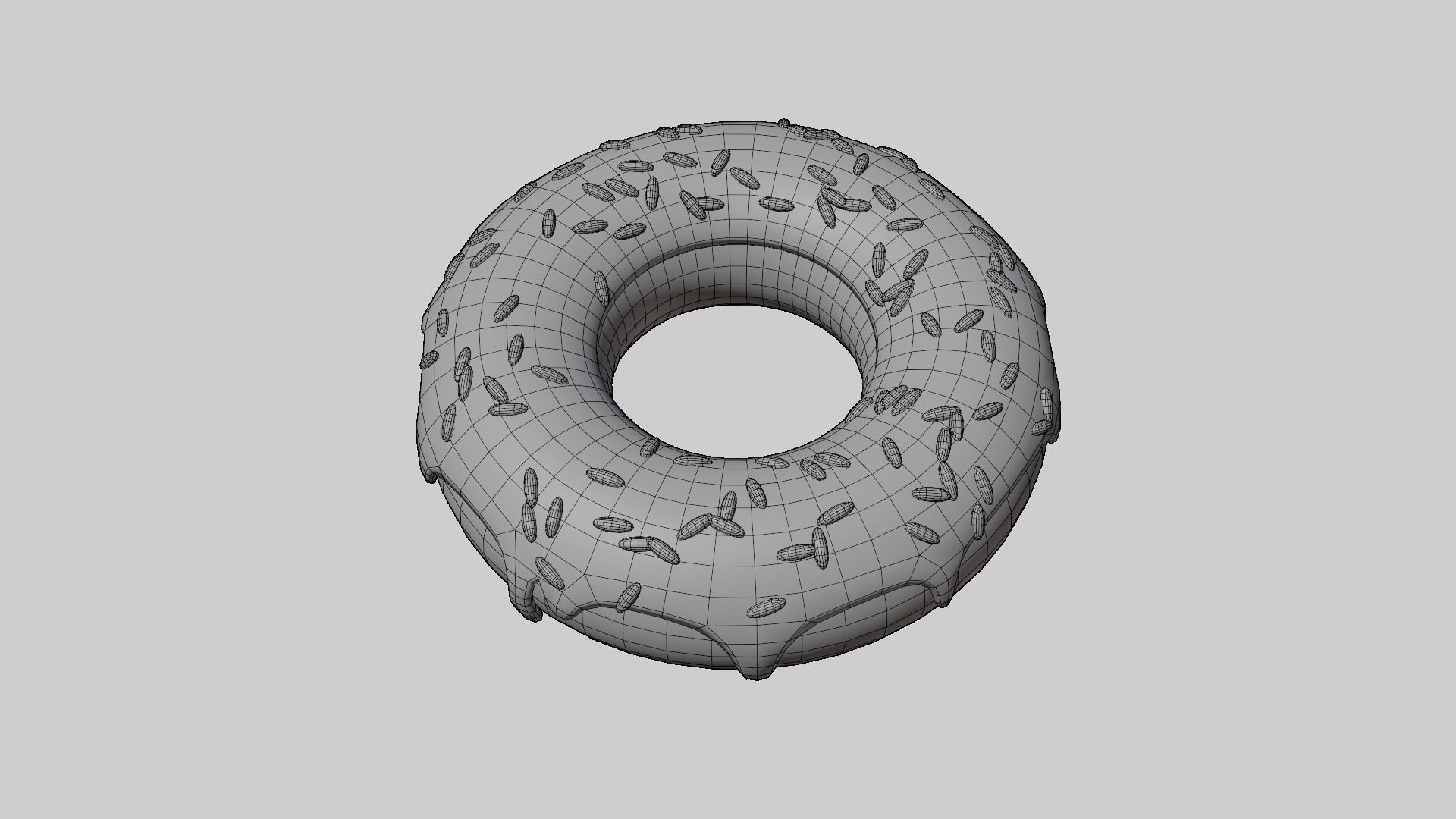 Doughnut 3D model_17