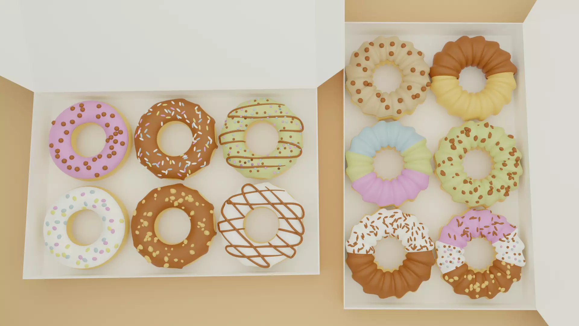 Doughnut 3D model_0