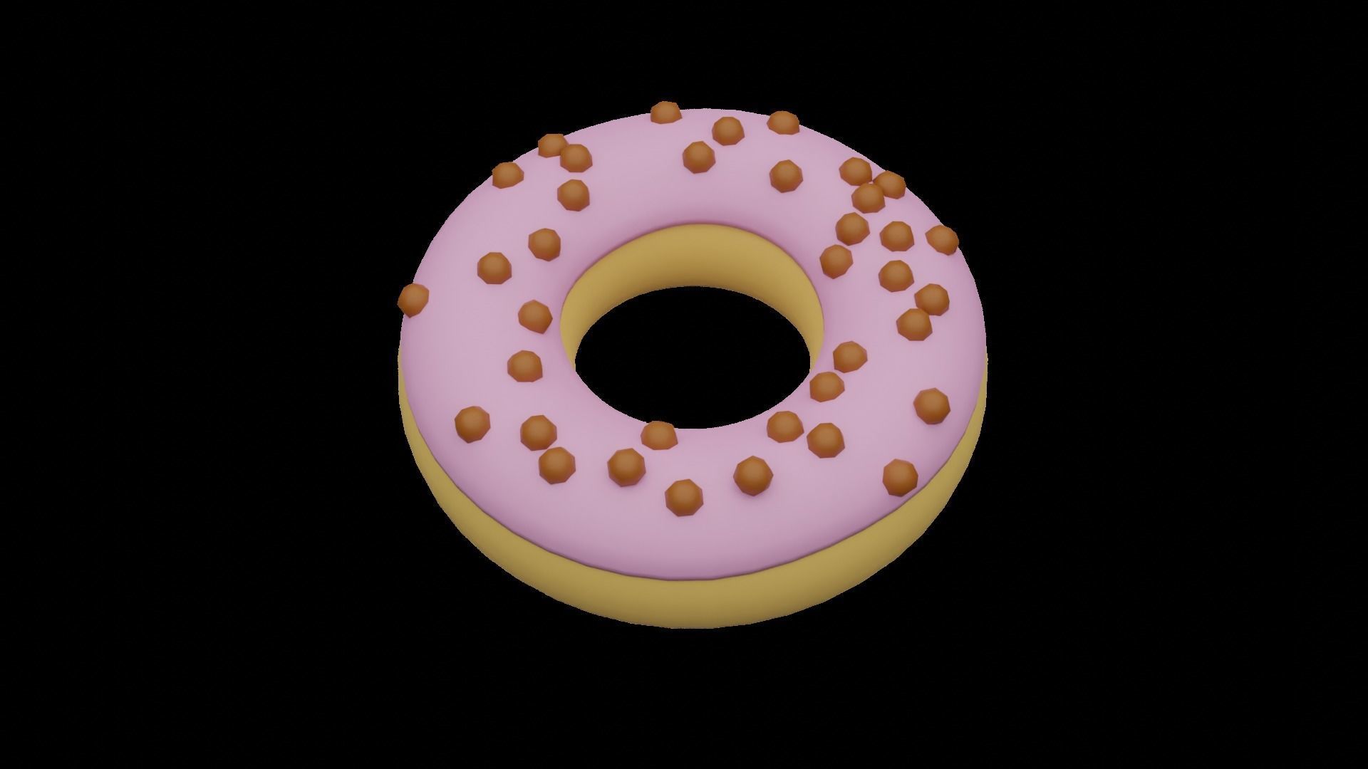 Doughnut 3D model_14