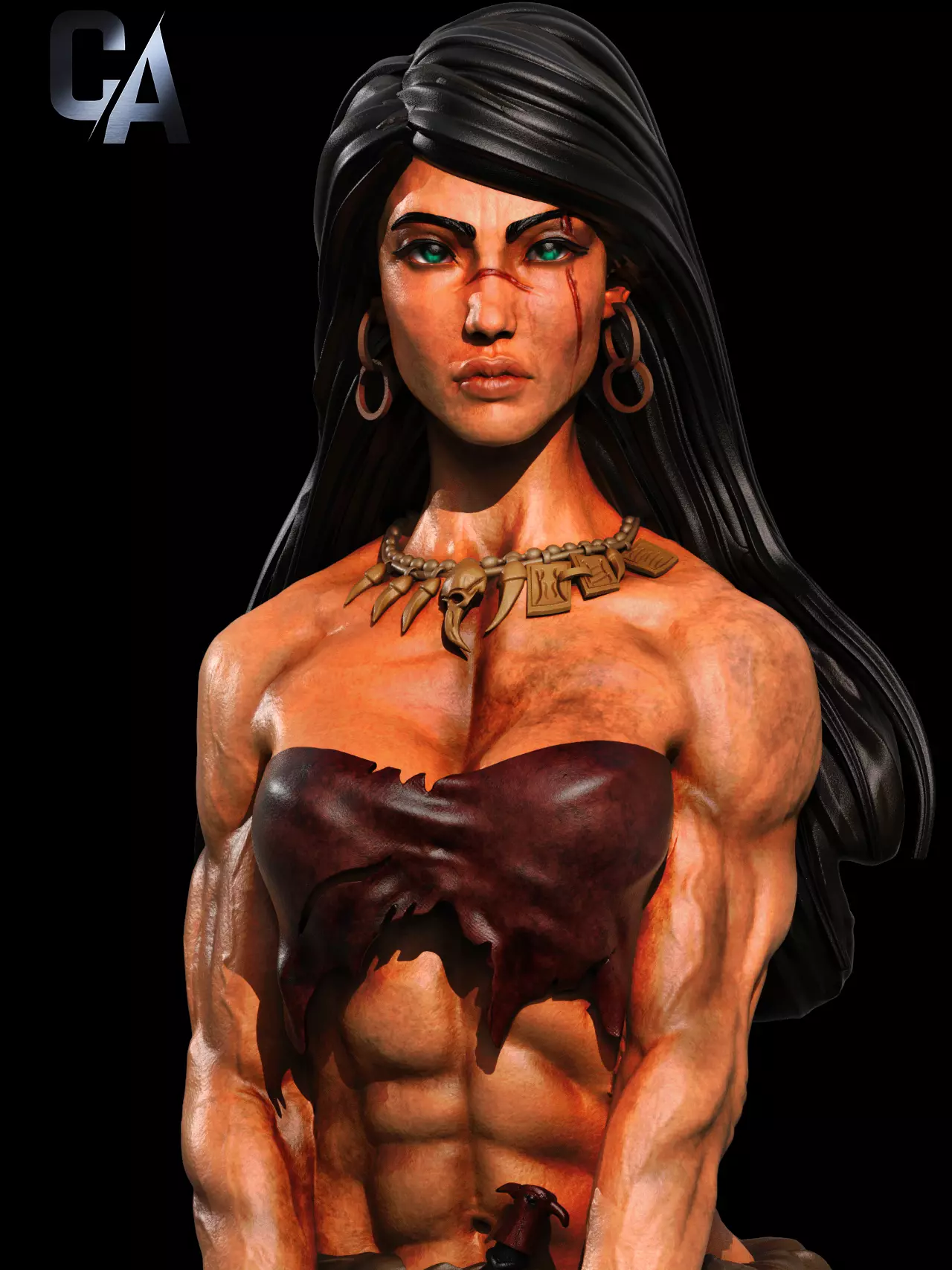 Female Conan 3D print 3D print model_0
