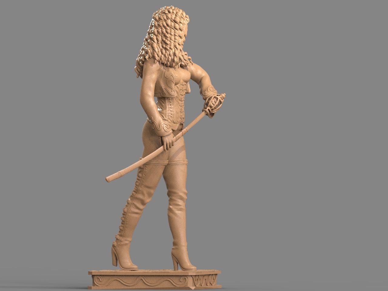 Anna Valerious NSFW 3D Print 3D print model_3