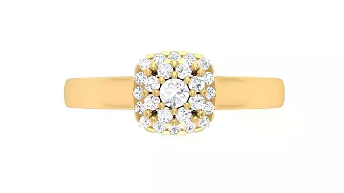 Solitaire Wedding Engagement Women Ring 