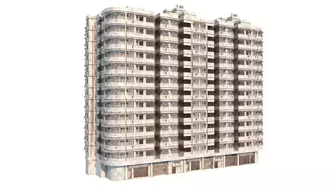 Hong Kong Building 3D model