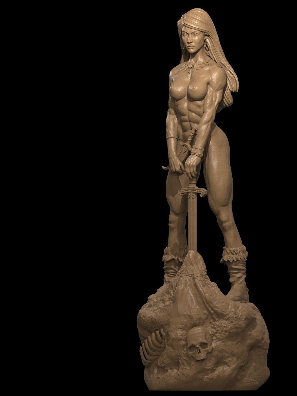 Female Conan NSFW 3D Print 3D print model_6