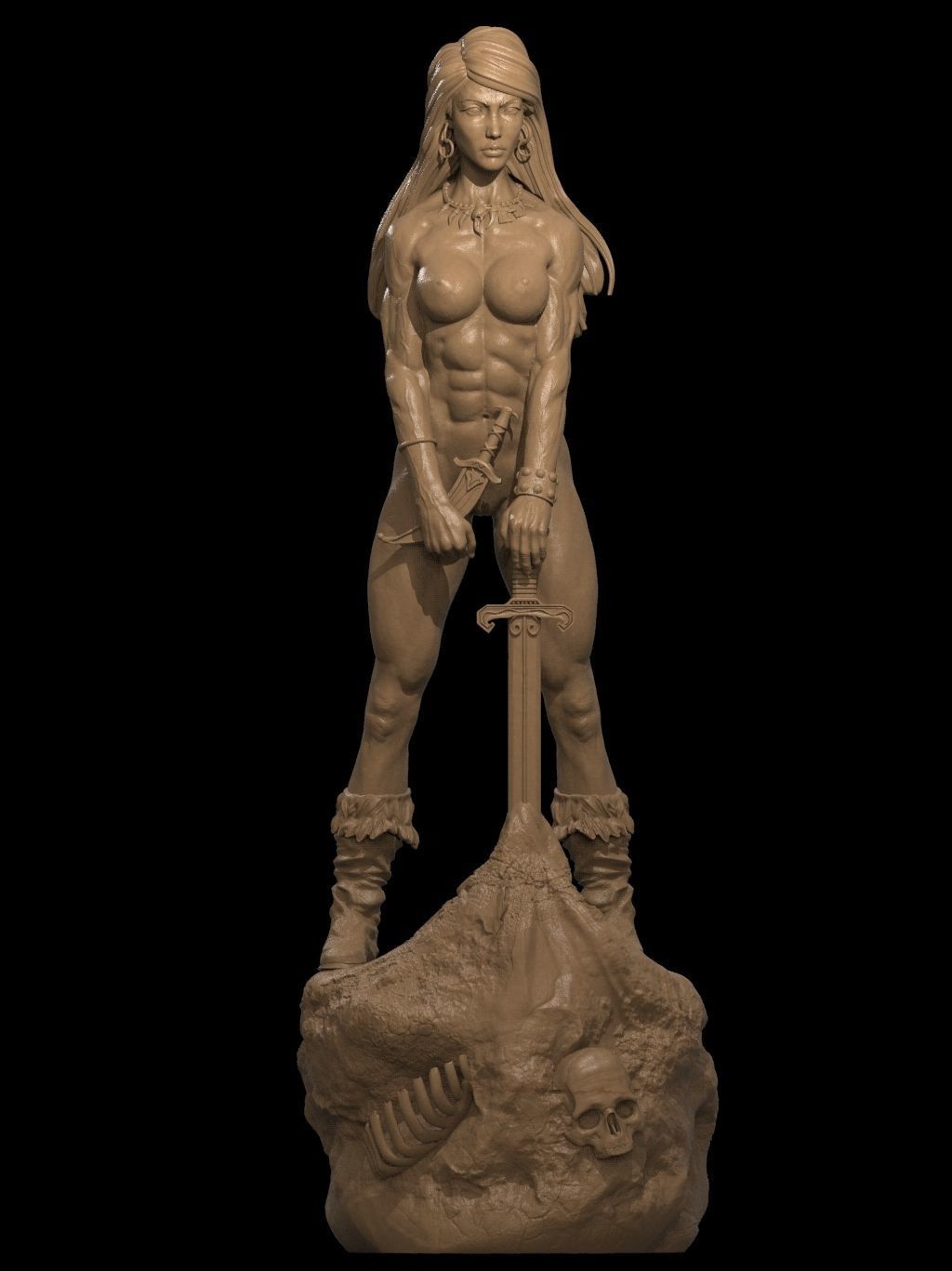Female Conan NSFW 3D Print 3D print model_3