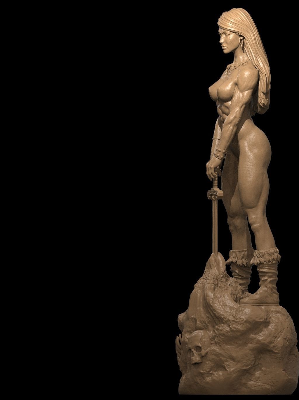 Female Conan NSFW 3D Print 3D print model_7