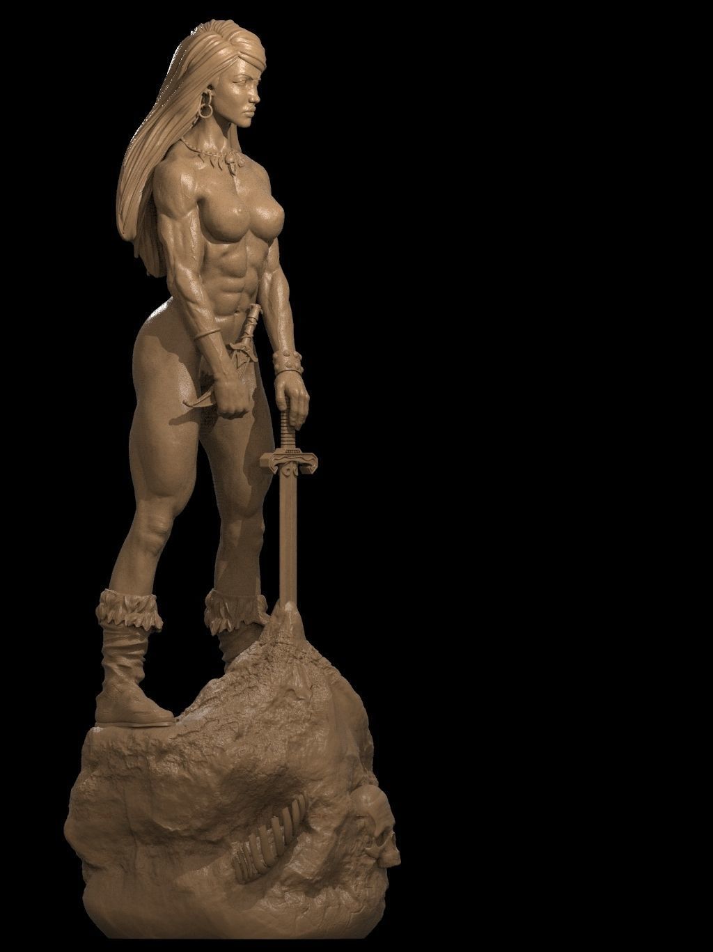 Female Conan NSFW 3D Print 3D print model_5