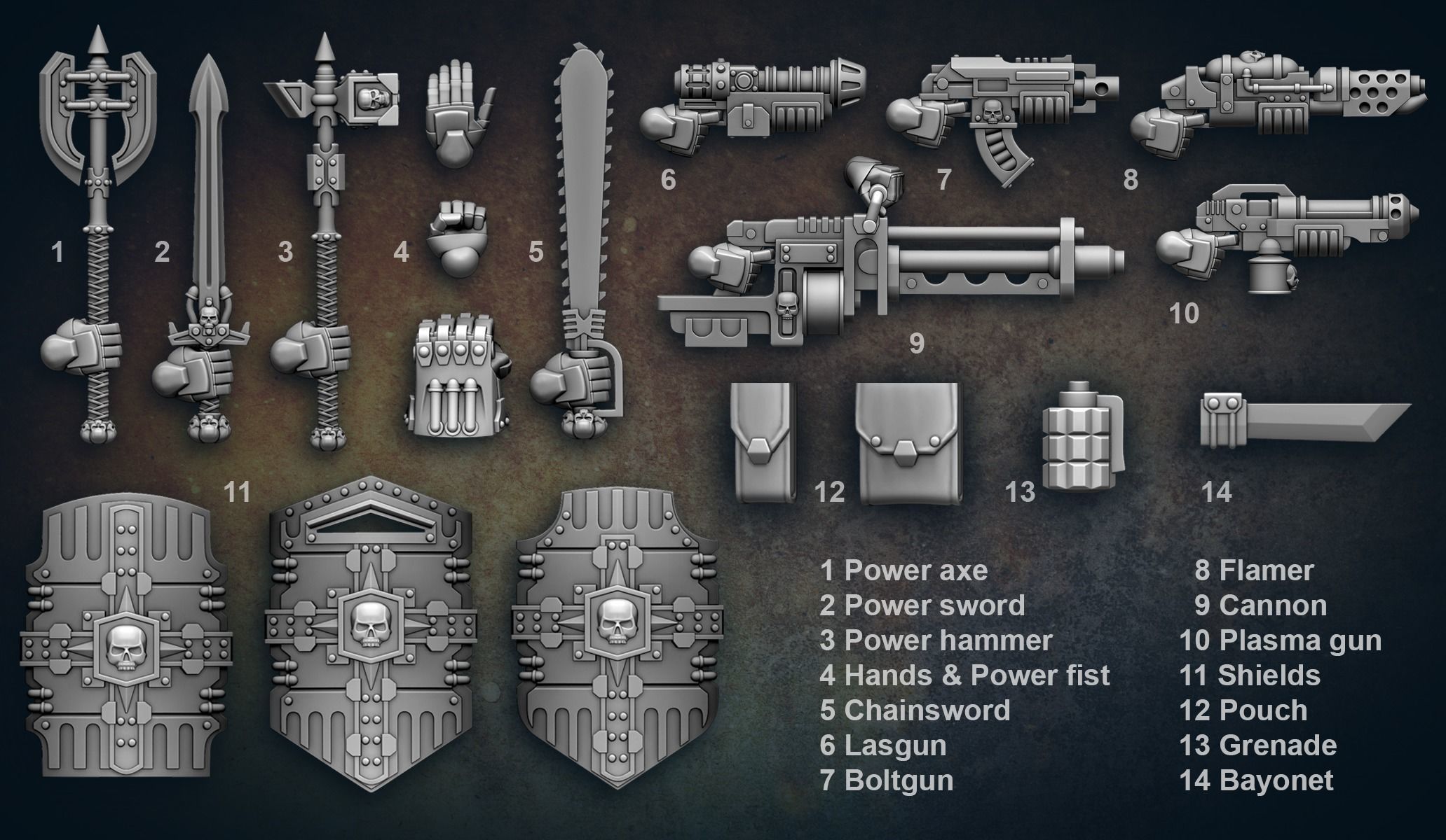 Space Marines 3D model 3D printable | CGTrader
