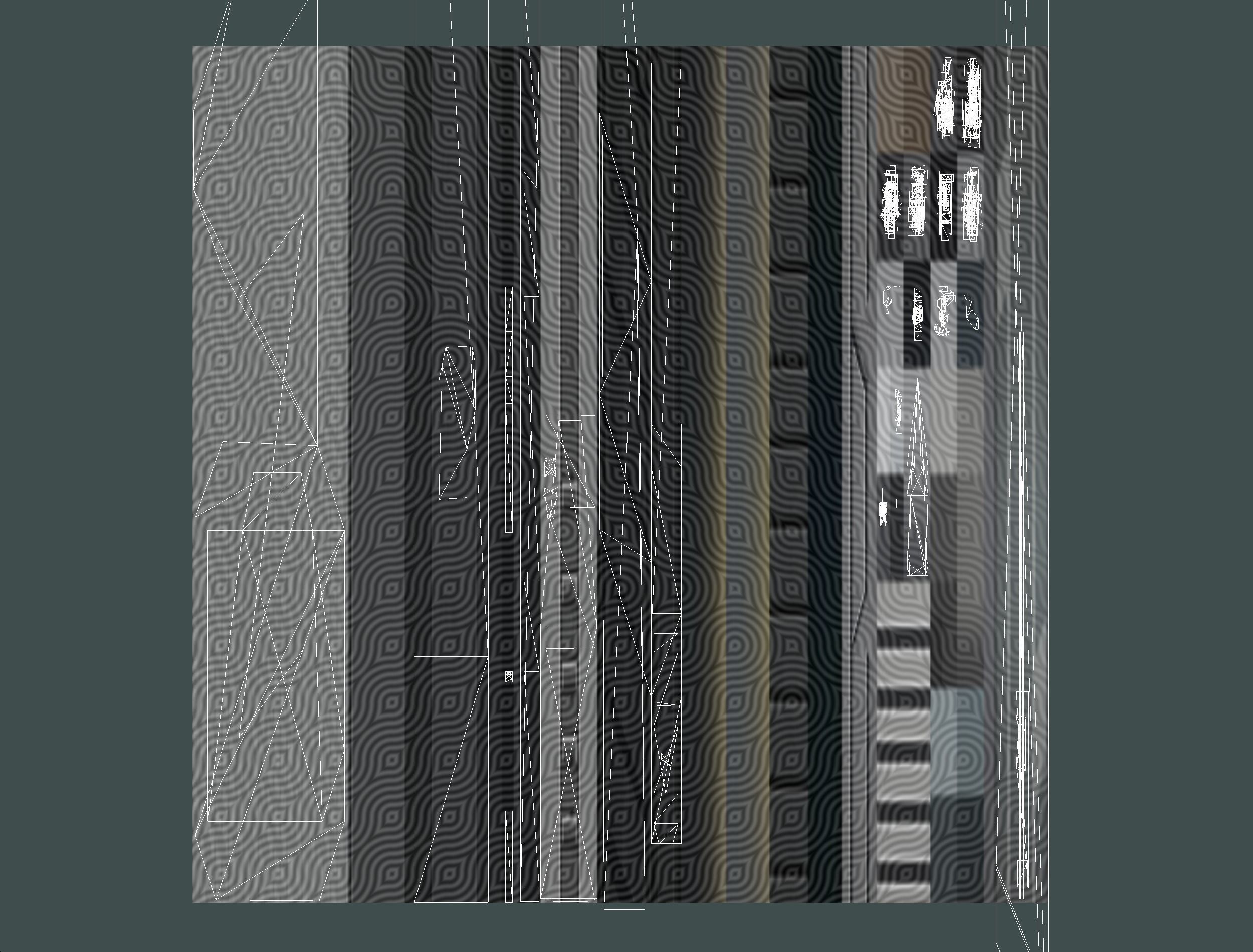 isometrical UFO radar platform station upgrade 3 Low-poly 3D model_26