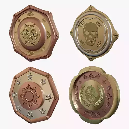 Metallic Coins Pack05