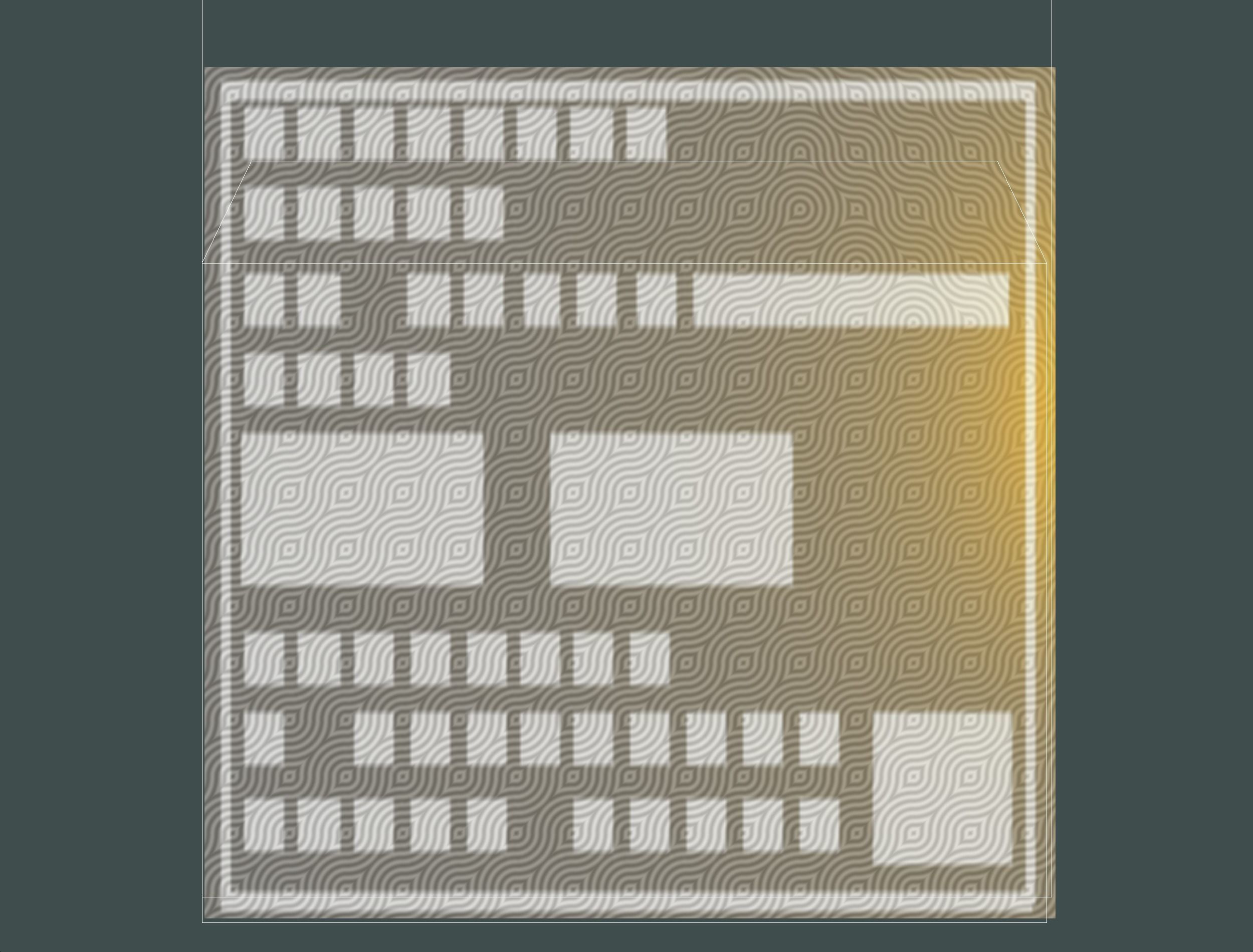 isometrical UFO radar platform station ALL Low-poly 3D model_31