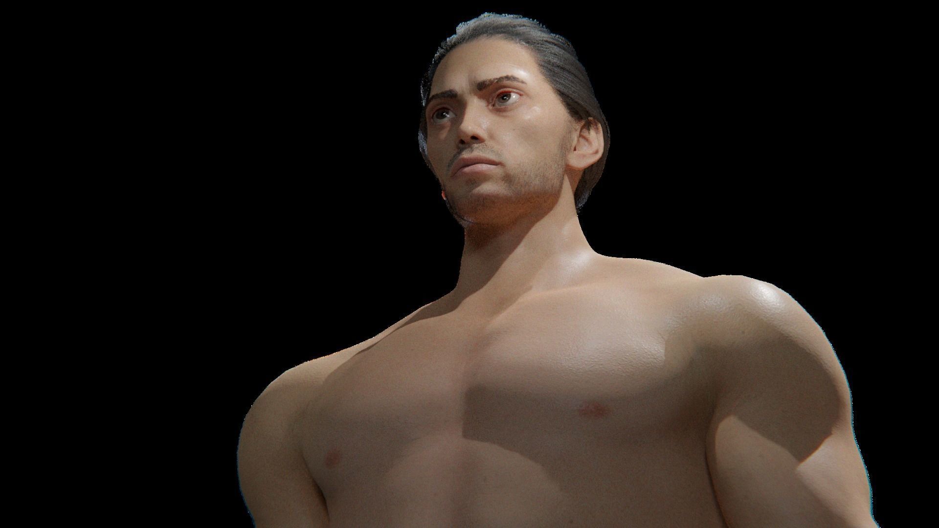 Stylized rigged - Blender 3d character Bolo  3D model_20