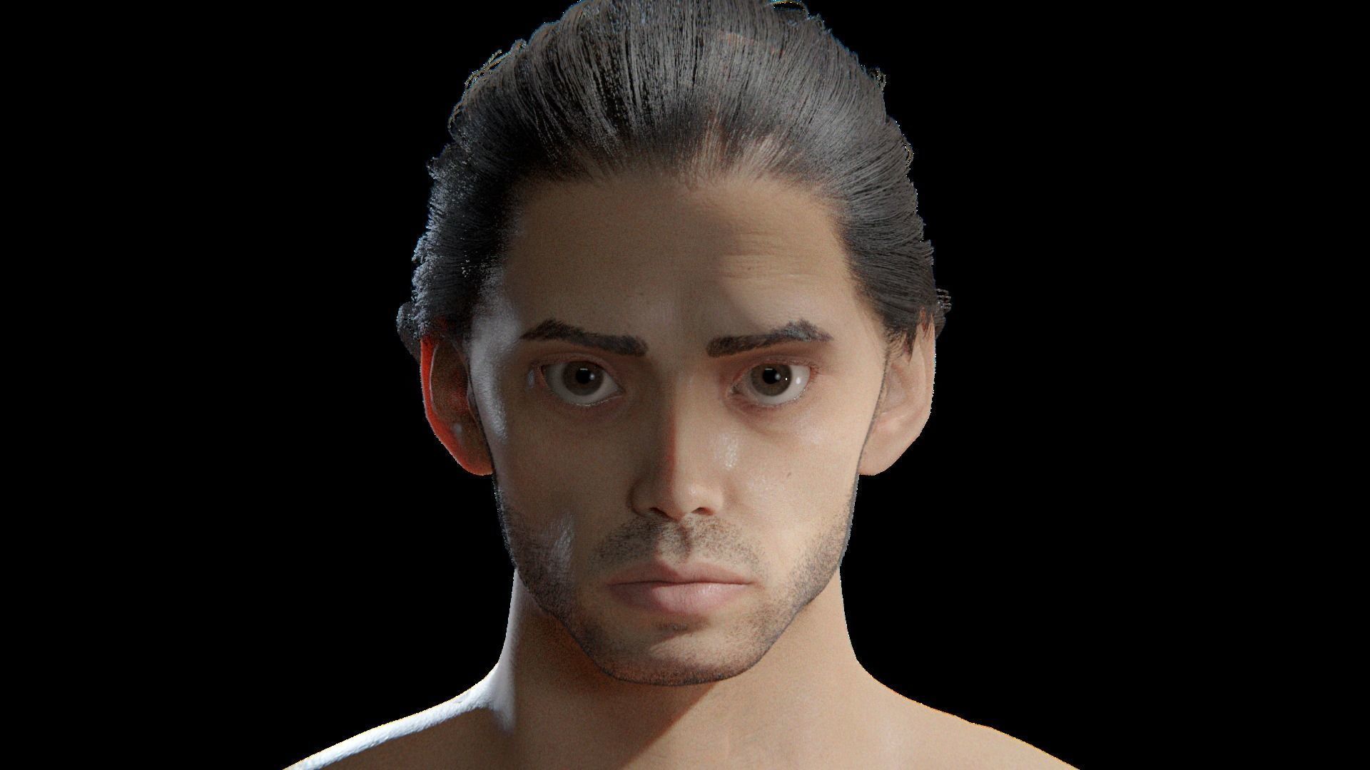 Stylized rigged - Blender 3d character Bolo  3D model_17