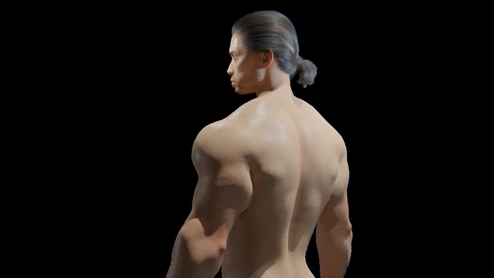 Stylized rigged - Blender 3d character Bolo  3D model_21