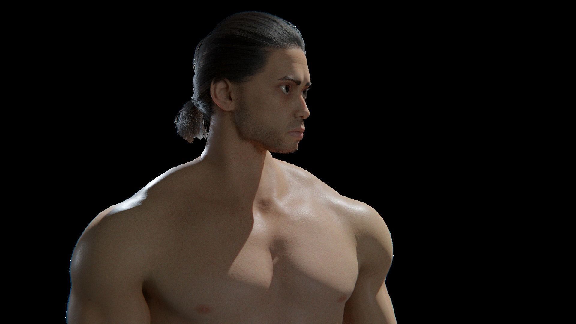 Stylized rigged - Blender 3d character Bolo  3D model_24