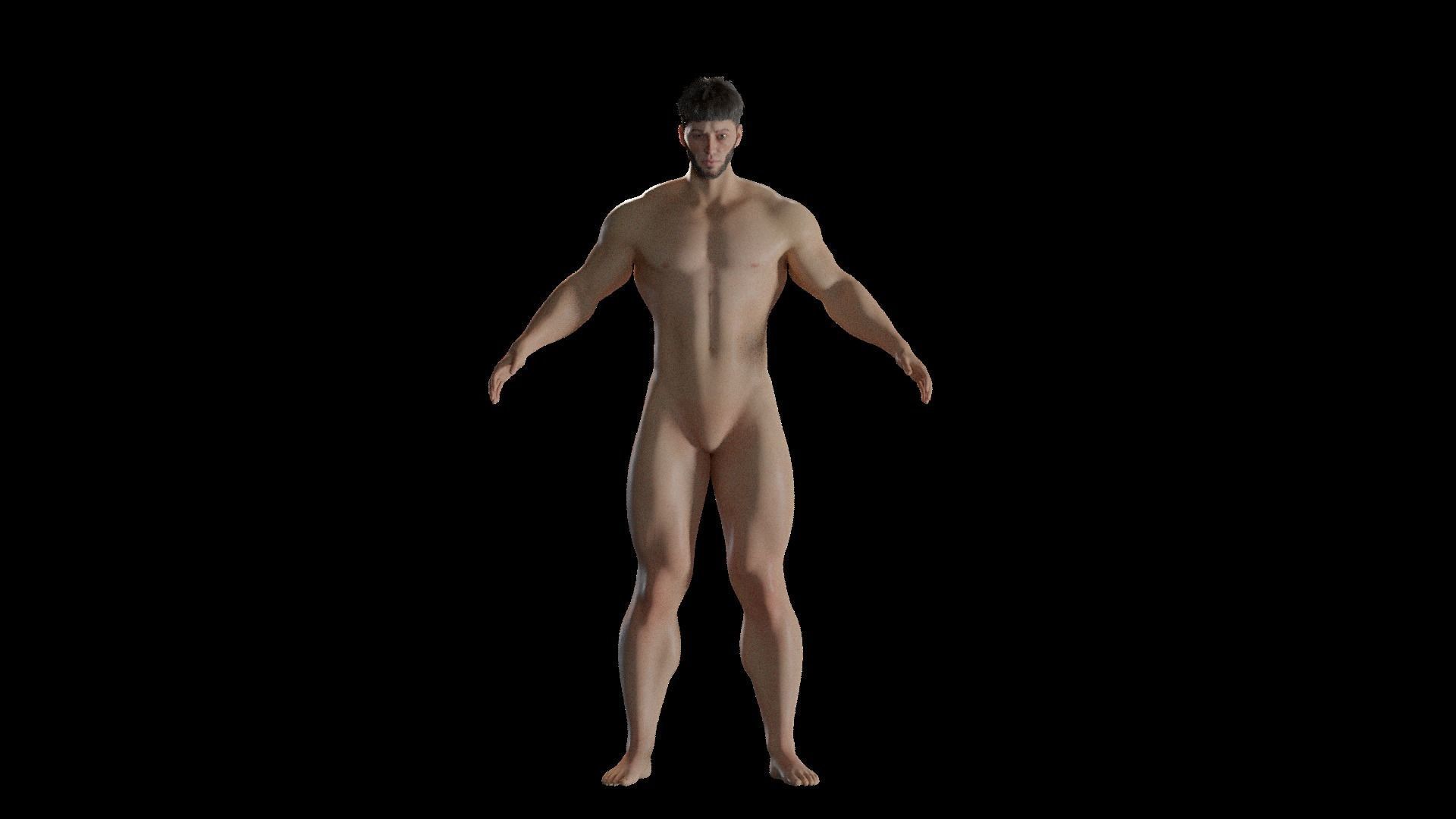 Stylized rigged - Blender 3d character Bolo  3D model_27