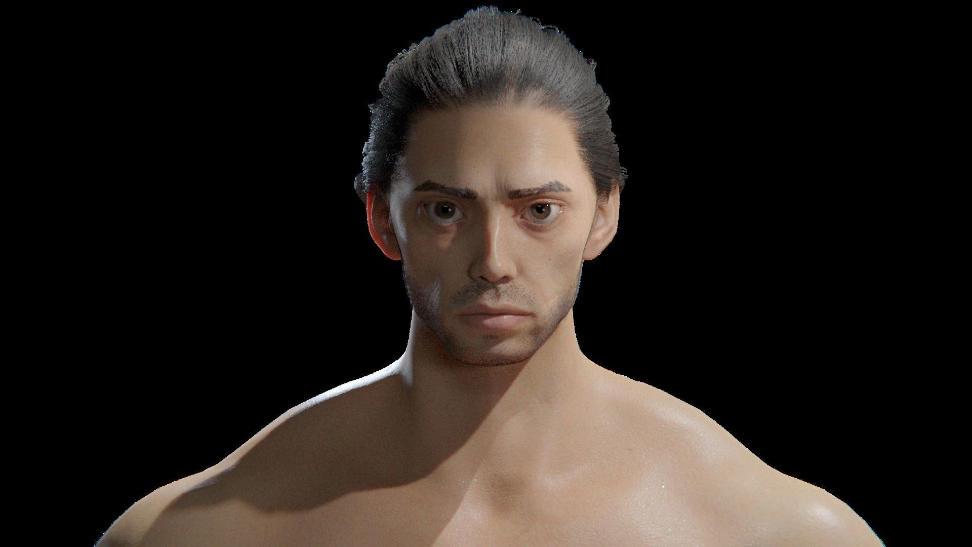 Stylized rigged - Blender 3d character Bolo  3D model_19