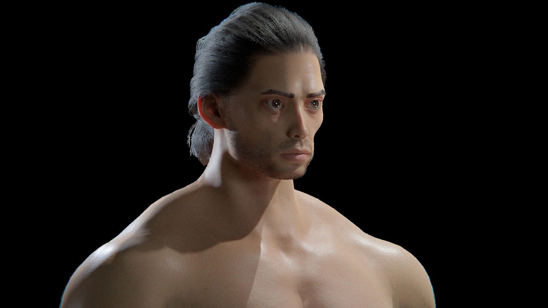 Stylized rigged - Blender 3d character Bolo  3D model_18