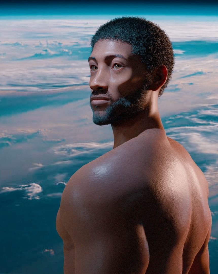 KAMA - Stylized rigged character 3D model_3