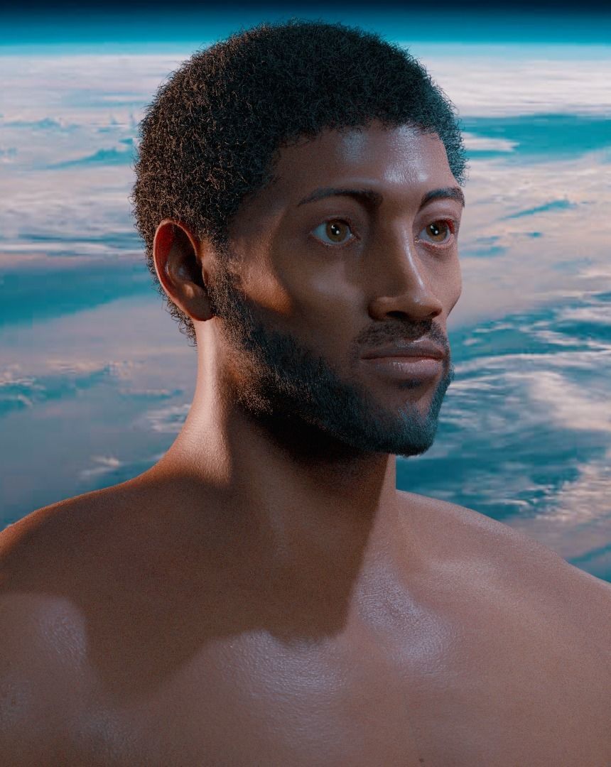 KAMA - Stylized rigged character 3D model_2