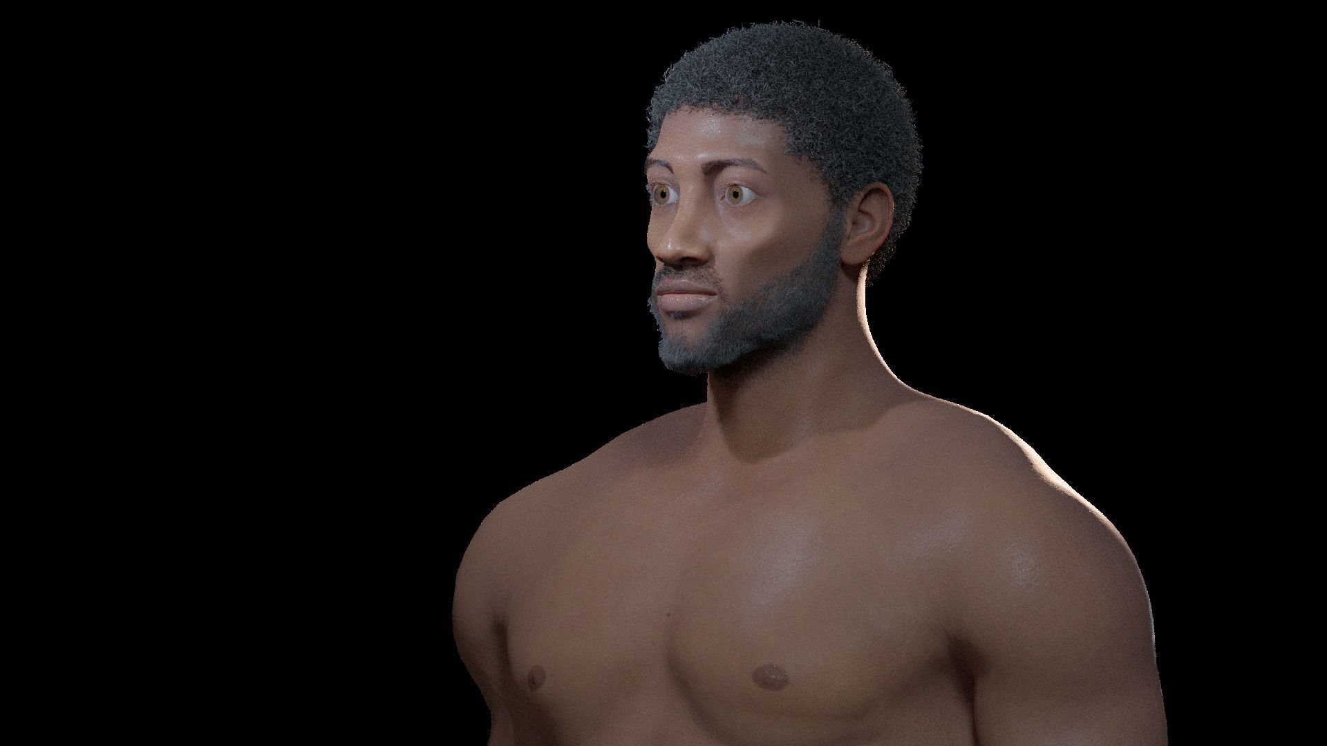 KAMA - Stylized rigged character 3D model_16