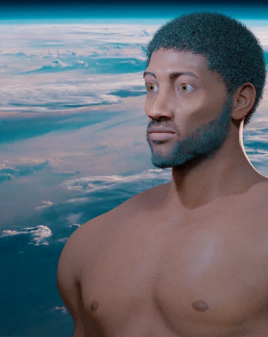 KAMA - Stylized rigged character 3D model_4